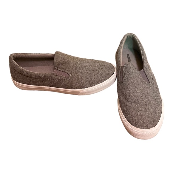 Gray Slip on Shoes - Picture 3 of 6